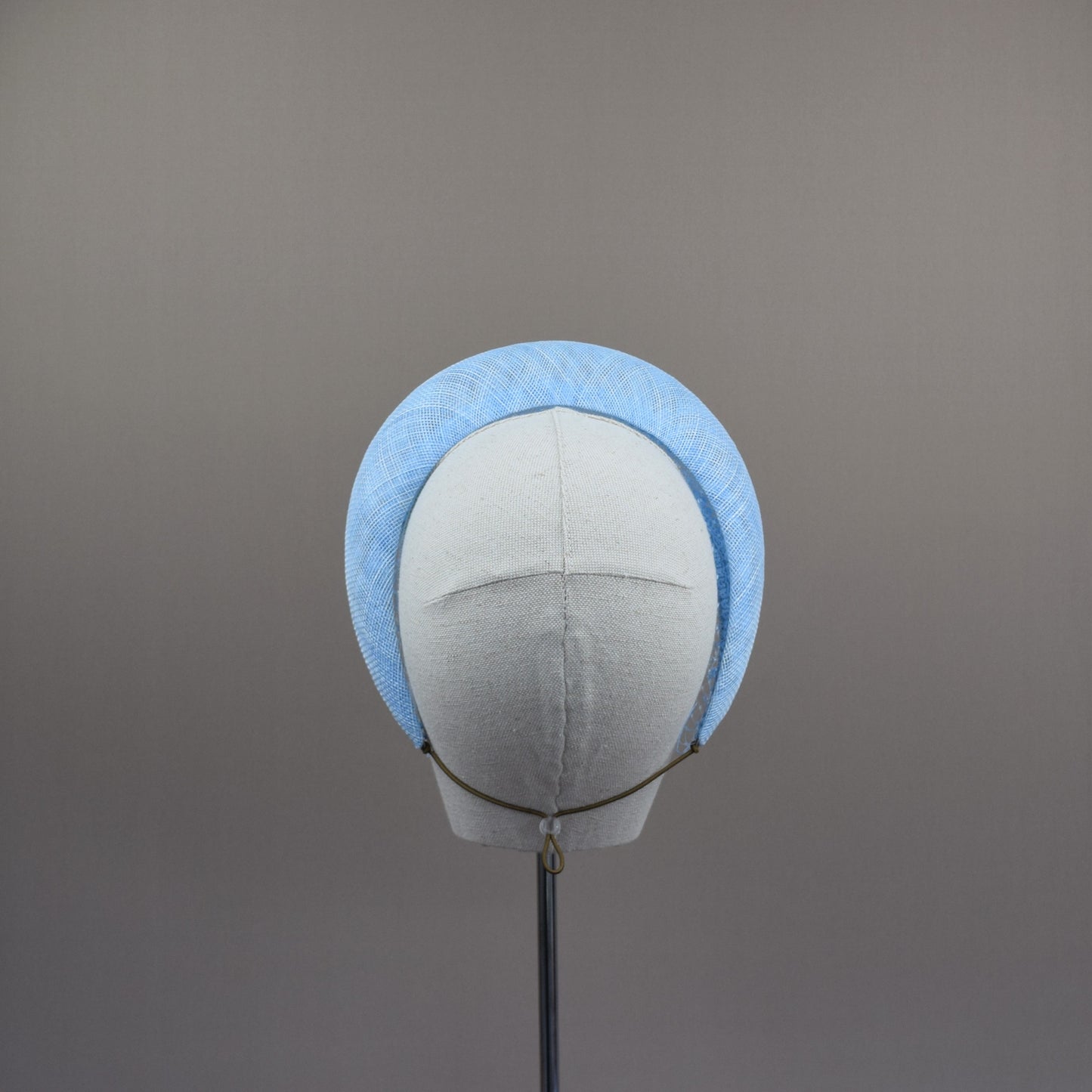 Powder Blue Wedding Guest Headband with optional Veil