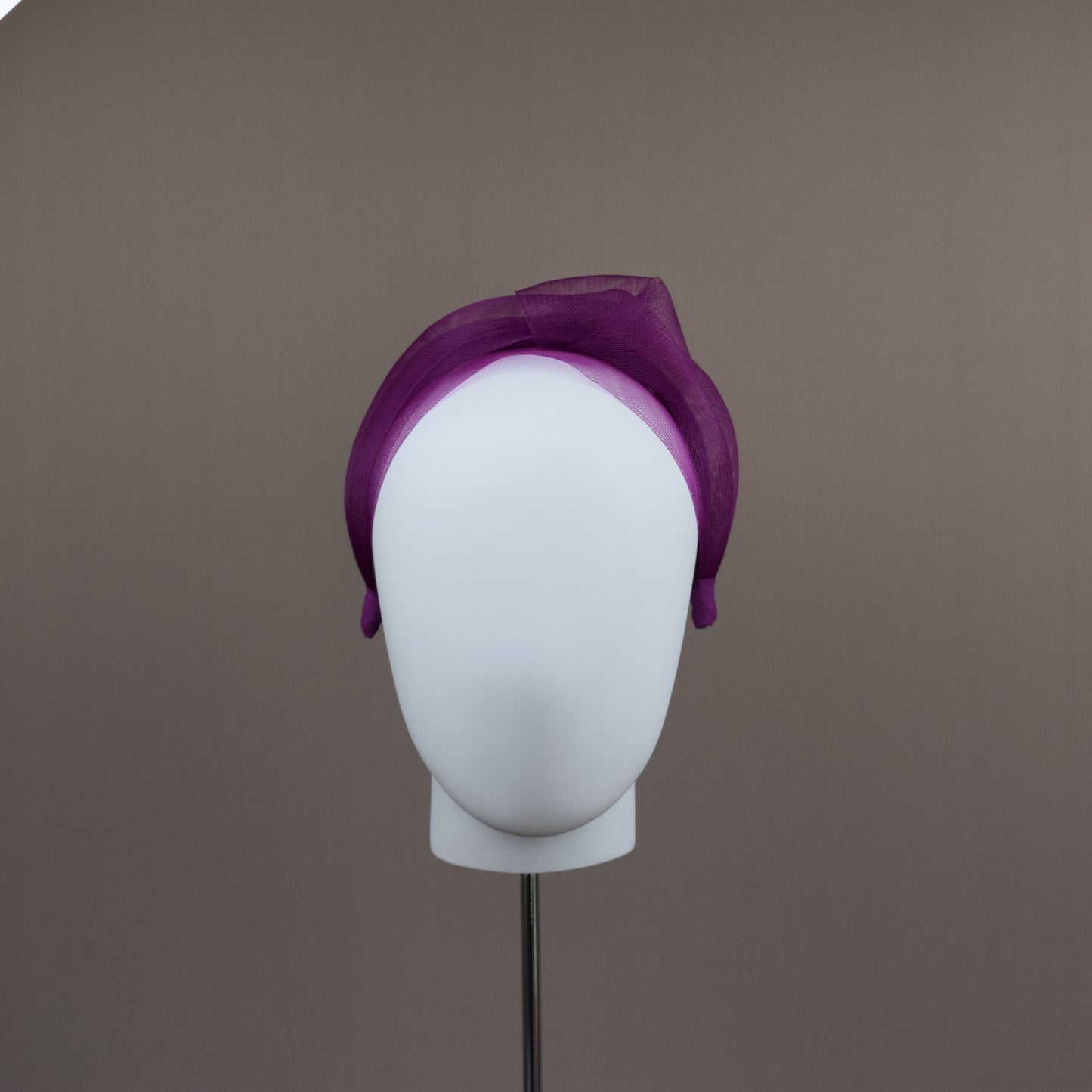 Navy Mesh Wedding Guest Headband