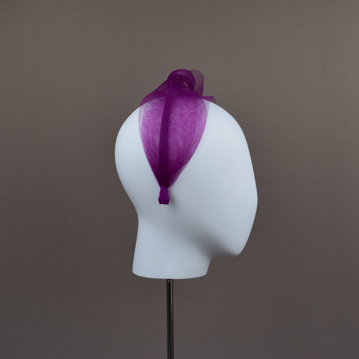 Navy Mesh Wedding Guest Headband