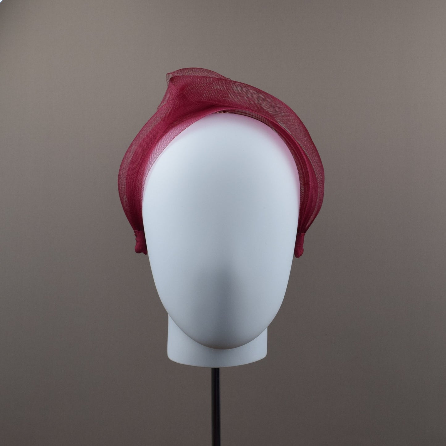 Navy Mesh Wedding Guest Headband