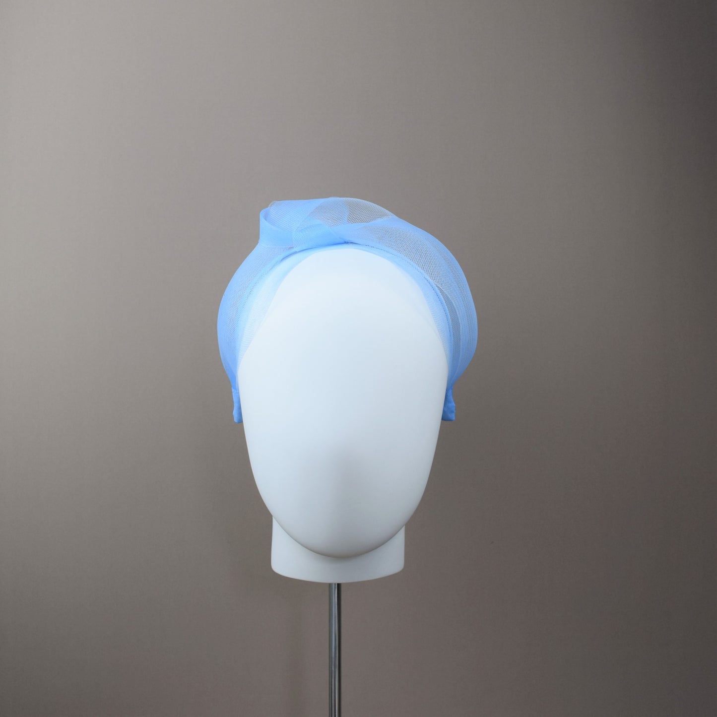 Navy Mesh Wedding Guest Headband