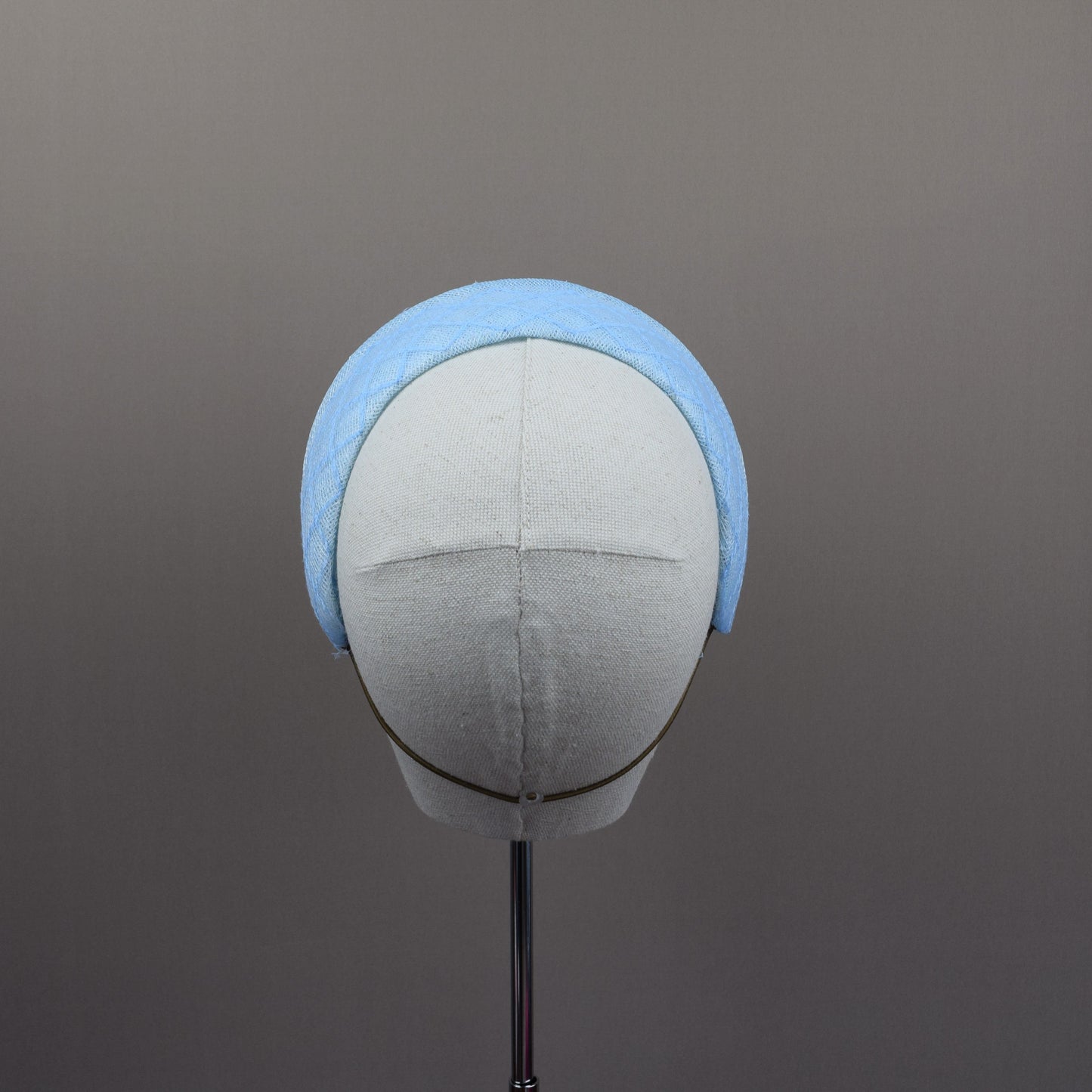 Powder Blue Wedding Guest Headband with optional Veil