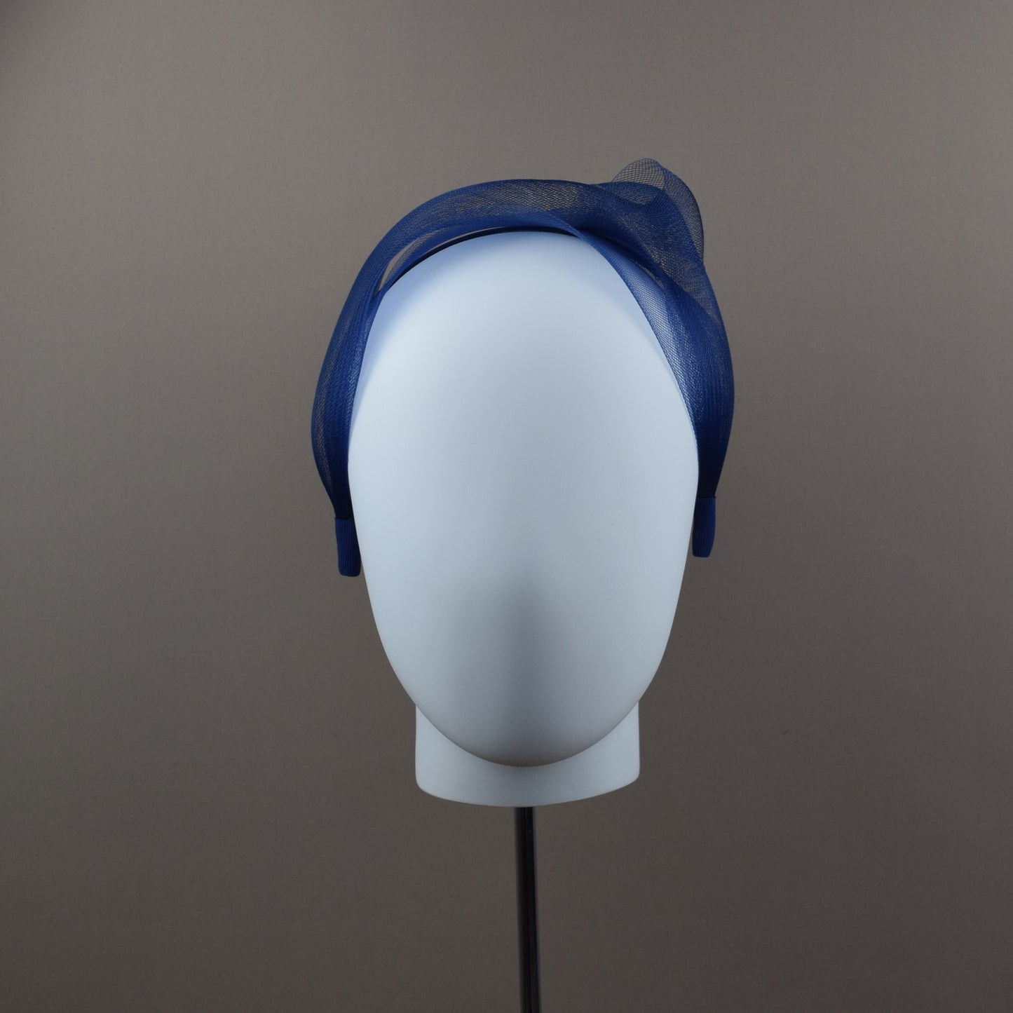 Navy Mesh Wedding Guest Headband