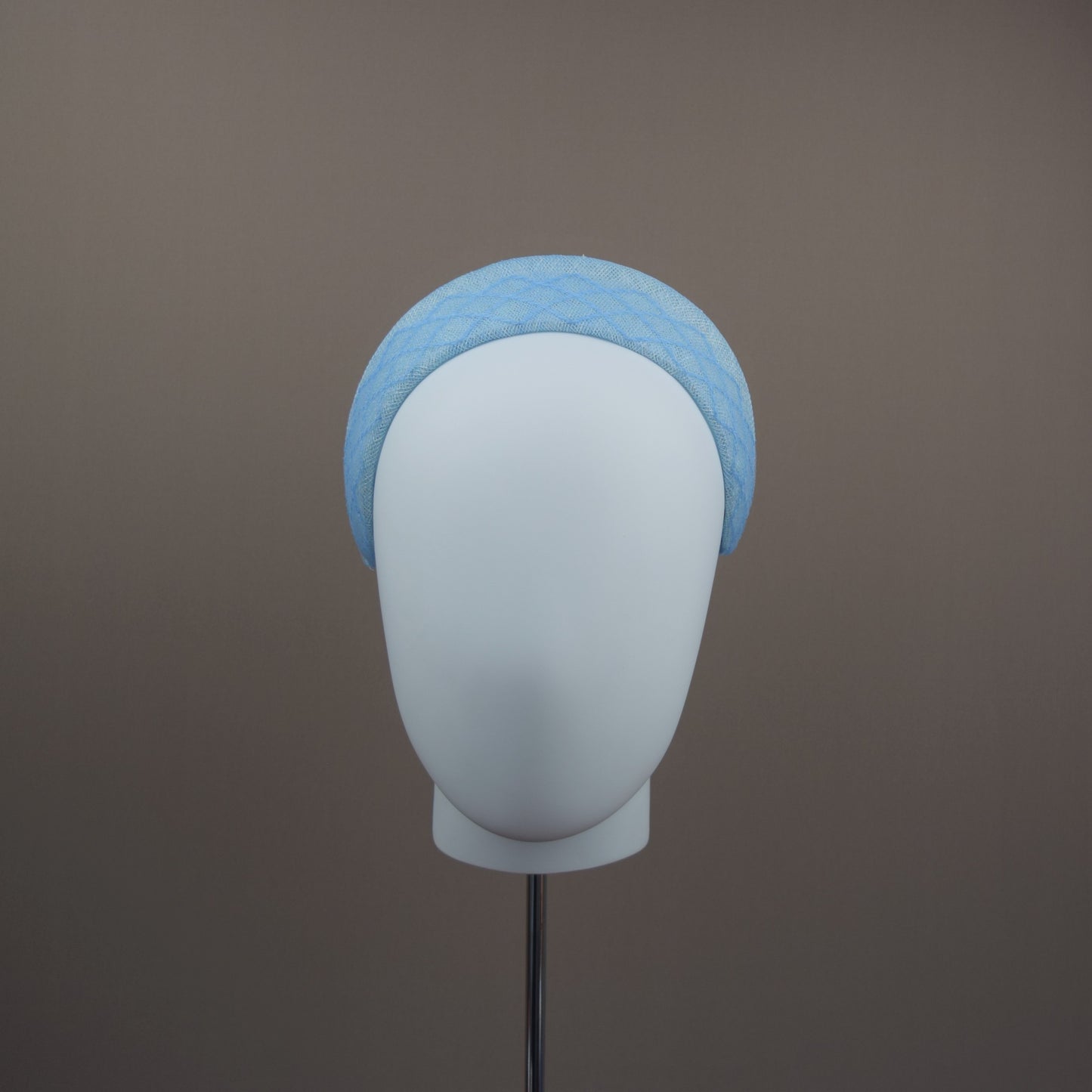 Powder Blue Wedding Guest Headband with optional Veil