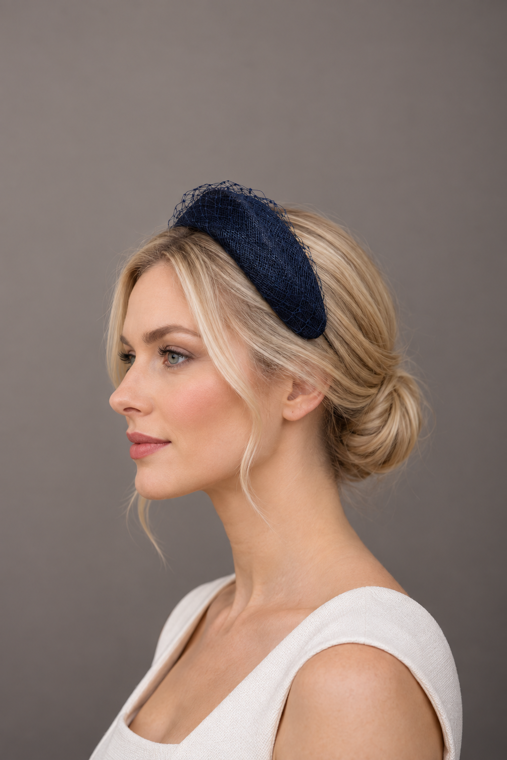 Dark Navy Ridged Headband